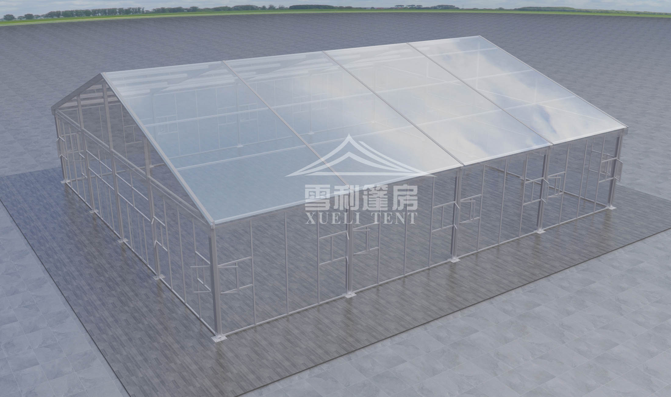 大人字顶透明篷房